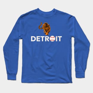 Detroit Baseball Tigers are coming Long Sleeve T-Shirt